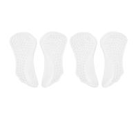 SWOOMEY 2 Paires de Talonnettes en Silicone Coussinets Transparents Demi-pointure pour Le Soutien de La Voûte Plantaire Et Du Demi-pied - Semelles Intérieures pour Chaussures de Sport Et Usage
