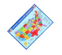 SWOOMEY 2 Pièces Carte États pour Mur Poster Éducatif Résistant et Apprentissage Géographie pour Classe et Maison