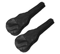 SWOOMEY 2 Pièces Sac de Guitare Oxford Imperméable Étui pour Guitare Acoustique Folk et Ukulélé pour Voyages Protection de Votre Instrument