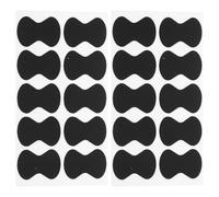 SWOOMEY 20pièces Autocollants Antidérapants pour Médiators de Guitare Eva Accessoires Pratiques pour Améliorer la Prise et Éviter la Glisse Noir