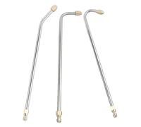 SWOOMEY 3 Pièces Lance Télescopique INOX pour Nettoyeur Haute Pression Buse Coudée et Rallonge Robuste pour Gouttières et Zones Difficiles Accès Compatible Lave-Auto et Pulvérisateur