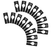 SWOOMEY 32pièces Lot de Séparateurs de Penderie Plastique Rectangulaires Diviseurs pour Vêtements Organiseur de Placard pour Armoire et Boutique Accessoires Pratiques pour Classement