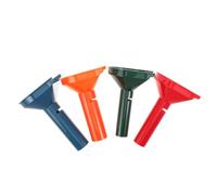 SWOOMEY 4 Pièces Entonnoir de Tri de Pièces Design Empilable en Plastique Fentes Fixes et Surface Lisse pour Dimes et Pennies pour Collection de Pièces et Banques