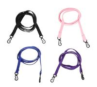 SWOOMEY 4 Pièces Laisse Ski Garçon et Filles en Nylon Anti-Perte Clip Sécurisé, Garde-Mitaines Polyvalent pour Activités de Ski et Jeux de Neige d'hiver