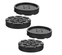 SWOOMEY 4pièces Patin De Leverage pour Cric De Sol Coussinet Caoutchouc pour Voiture Disque De Support pour Leverage Patin à pour Cric Automobile Adaptateur De Bloc De