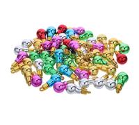 SWOOMEY 50 Pièces Perles Décoratives de Noël pour Bricolage et Remplacement D'ornements en Plastique pendant la Période de Noël Couleur Aléatoire pour Couronnes de Fête et Portes