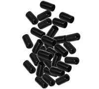 SWOOMEY 50pcs Bouchons à Bec Bouteille en Caoutchouc Noir Légers et Faciles à Transporter, Couvercle de Bouteille Scellé pour Wine Aerator, pour Bars et Restaurants