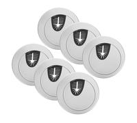 SWOOMEY 6 Pièces Cache Trou de Câble Ronde Brossé pour Gestion Câbles de Bureau Pratique pour Ordinateur et Table de Travail