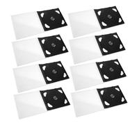 SWOOMEY 8 Pièces Boîtier de CD Transparent Organisateur de Disques Dur pour Rangement Voyage Protection Rayures et Chocs