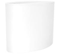 SWOOMEY Abat Lumière Jour Bureau de Lampe Ovale en Blanc Tissu pour Protection des Douce, pour Décoration Classique Yeux de Maison