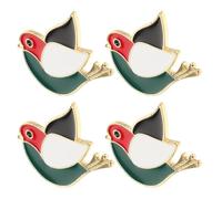 SWOOMEY Badges Métal Drapeau Palestinien 4 Pièces, Épingles 3,3 CM pour Vêtements, Paquet et Accessoires, Adaptés aux Manifestations et Fêtes Communautaires
