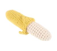 SWOOMEY Banana Hand-rock Bébé Hochets Hochet Pour Bébé De Cloche à Main En Rotin Joli De Cloche à Main Hochet Pour Tout-petit Peluches Nouveau-né Jaune Fil De Coton