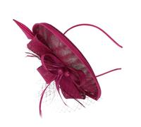 SWOOMEY Bandeau Féminin Élégant avec Voilette et Fleurs pour Fête Accessoire de Coiffure pour Mariage et Photographie