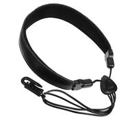 SWOOMEY Bandoulière de Saxophone Noire Large, Sangle Conception Renforcée pour Réduire la Pression sur Épaules et Nuque, pour Répétitions Musicales