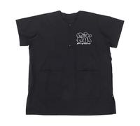 SWOOMEY Blouse de Toilettage Imperméable à Manches Courtes en Polyester Fermeture Éclair, Anti-Statique et Résistante aux Poils pour Salon de Toilettage Chiens et Chats