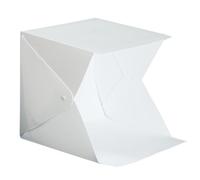 SWOOMEY Boîte Lumineuse Pliable Portable 20cm en Eva LED Blanc, Alimentation USB Facile à Transporter pour Studio Photo et Fond Coloré