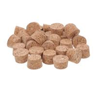 SWOOMEY Bouchon Liege 30mm en Plastique Cônique pour Bouteilles, Pack de 30pcs, Étanchéité pour Bouteilles de Boissons, pour Restaurants et Maisons