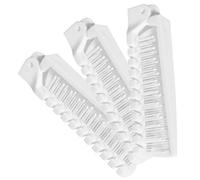 SWOOMEY Brosse à Cheveux Pliante Antistatique Blanche, Lot de 3 Mini Brosses Portables pour Garçon et Filles, pour Voyage et Coiffage Rapide