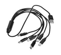 SWOOMEY Câble De Chargement USB Multi avec Ports Type-c Câble De Données Rapide pour Voiture Et Maison Recharge Simultanée De Six Appareils