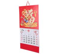 SWOOMEY Calendrier Mural 2027 Organisation des Dates Importantes avec Design Traditionnel en Papier Rouge Nouvel An Chinois Partageant Traditions au Bureau