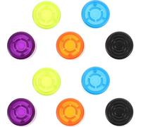 SWOOMEY Capuchons de Pédale Facile à Remplacer en Abs Lot de 10 Design Simple et Coloré pour de Guitare pour Accessoires de Guitare Électrique