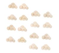 SWOOMEY Cartes Photo Mensuelles Bois Forme De Pour Disques Double Face Pour Capturer Les Moments Précieux Des Nouveaux-nés