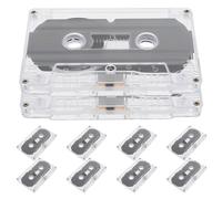 SWOOMEY Cassette Audio Vierge 30 Min 10pcs en Plastique pour Enregistreur Cassette Audio Usage Polyvalent et Messages Créatifs Lors d'Événements