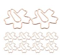 SWOOMEY Clips Métalliques Accessoires de Bureau Adorables en Alliage D'aluminium 36 Pièces pour Organisation de Fichiers et Marque-pages Décoratifs pour Calendrier et Bloc-notes
