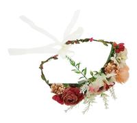 SWOOMEY Collier à Fleurs pour Animaux de Compagnie Mariage, Design Ajustable en Tissu Léger, Élégant et Délicat, pour Festivals et Autres Occasions