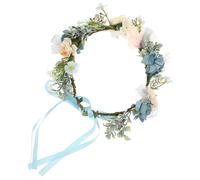 SWOOMEY Collier de Fleurs Délicat Couronne de Fleur Portable pour Chien et Chat en Tissu Léger pour Mariages, Fêtes et Photos d'animaux