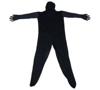 SWOOMEY Costume Intégrale Polyester Noir Halloween en Fermeture Adulte Éclair Dos, Combinaison Élastique pour ou Fête Sportive Amusement en Famille