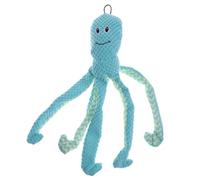 SWOOMEY Couineur pour Chien en Peluche Pieuvre Verte, Outil Solide pour Molaires, Interactif pour Divertissement et Exercice des Animaux de Compagnie