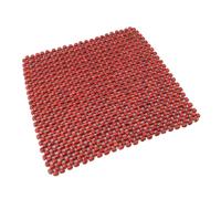 SWOOMEY Coussin De Siège Auto Perles Bois Naturel Housse De Siège Respirante Fraîche Pour Coussin Massant Voiture Bureau