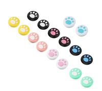 SWOOMEY Couvre-joysticks En Silicone Antidérapants Pour Manette De Console De Jeu, 16 Pièces Multicolores, Grips Pour Pouces De Précision Et Protection Pour Joueurs