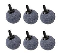 SWOOMEY Diffuseur à Bulles pour Aquarium en Pierre Sphérique 6 Pcs, Fournit de L'oxygène aux Poissons, Diffuseur d'air pour Aquarium Domestique 20x20 Mm