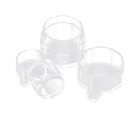 SWOOMEY Distributeur d'eau 2pcs Port d'alimentation Séparé en Acrylique Bol d'eau Visible pour Fourmis pour Fourmilière Intérieure