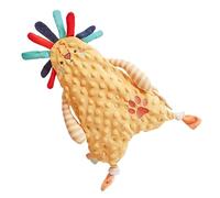 SWOOMEY Doudou Lion Avec Serviette Apaisante Pour Garçon Fille Jouet De Mâchouillage Et Pratique Pour Calmer Les Nourrissons