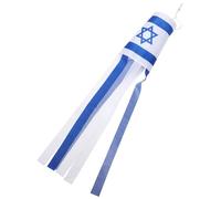 SWOOMEY Drapeau D'israël pour Festival Extérieur en Tissu Surface Lisse et Design Réutilisable, Décoration Simple pour Parade et Fête en Plein Air