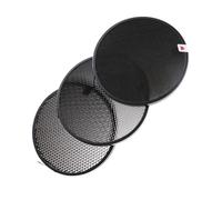 SWOOMEY Ensemble de Grille Nid d'abeille Noir en Alliage D'aluminium pour Flash Photo Fixation Rapide et Ressort, Diffuseur Précis et Pratique pour Studio Photo