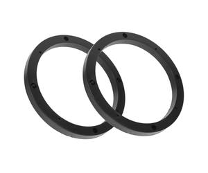 SWOOMEY Entretoise de Haut-Parleur de Portière Voiture 6,5 Pouces 2pcs en Plastique Noir pour Système Audio Automobile Installation Facile
