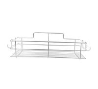 SWOOMEY Étagère De Rangement Mural Acier Punch Salle De Bain Rack De Stockage Pratique pour Gel Et Accessoires De Toilette