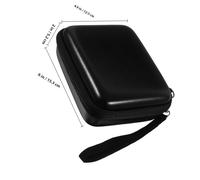 SWOOMEY Étui à Médiators en Similicuir Noir, Porte-Picks Compact pour Guitare Acoustique, Paquet De Rangement Portable Grosse Capacité, Accessoire Pratique pour Musiciens en Déplacement