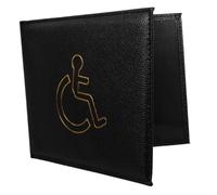 SWOOMEY Étui Porte-Cartes Handicapé Noir Petit Format, Pochettes Protection Multi-Cartes Anti-Rayures, Organiseur Sécurité Sociale pour Usage Quotidien Bureau Et Transport
