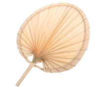 SWOOMEY Éventail à Main Portable de Palmier Tissé Main Style Chinois Vintage Ventilateur Artisanal Léger pour Mariage Décoration et Rafraîchissement