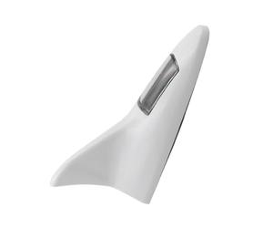 SWOOMEY Feu Arrière de Style Antenne Flash Stroboscopique Aileron de Requin LED Blanc, Capteur Intelligent et Boîtier Abs Étanche pour Lumière Urgence Voiture