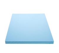 SWOOMEY Feuille de Mousse Polyuréthane Bleue 30X40X2 CM Haute Densité, Panneau Rigide pour Modélisme, Sculpture et Plateforme de Blocs de Jardin Transformée en Maquette