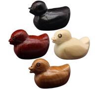 SWOOMEY Figurine bois 4pcs ornement à suspendre pour porte t décoration de sac breloques DIY délicates
