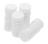 SWOOMEY Galet Diffuseur Huile Essentielle Absorption d'eau Recharge en Coton Blanc 50 Pcs pour Médaillons Aromatiques pour Collier Diffuseur D'arômes Portable