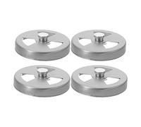 SWOOMEY Grille de ventilation ronde pour four (lot de 4) Grille d'aération en acier inoxydable pour barbecue, sèche-linge, foyer extérieur et climatiseur