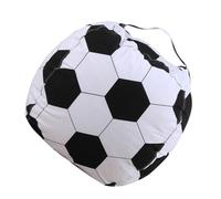 SWOOMEY Housse de Rangement pour Animaux Peluche de Chaise Bean Bag Forme de Ballon de Football pour Garçon Fille et Adultes Organisateur de Jouets et Rangement Pratique pour Garçons et